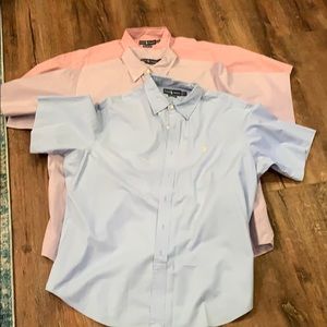 Lot of 3 Ralph Lauren short-sleeve shirts